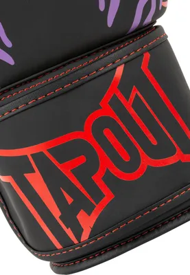 Produktbild von Boxhandschuhe aus Kunstleder (1Paar) ORIGIN Black/Red/Aubergine 12 oz Tapout