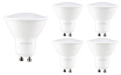 Produktbild von LED line LITE GU10 LED Spot 5W 450lm 230V 5 Stück