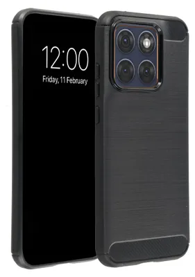 Productafbeelding van imoshion Brushed Backcover voor de Motorola Edge 70 Fusion - Zwart