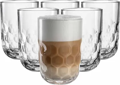 Produktbild von Leonardo GOCCE Latte Macchiato Glas (1) 390 ml 6er Set