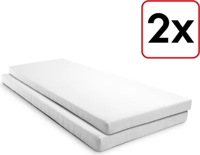 Produktbild von Komfortschaummatratze K10 90 x 200 cm, Höhe 10 cm, Härtegrad H3, Twin-Set