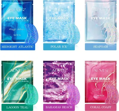 Produktbild von Augenpads Kollagen Hyaluronsäure Algenextrakt Perlenextrakt Eye Pads 12 Paar