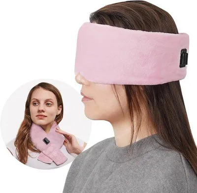 Productafbeelding van Elektrisch oogmasker voor droge ogen - 5 stuks - Geel - Verwarmingsfunctie - Slaapmasker - Oogverlichting