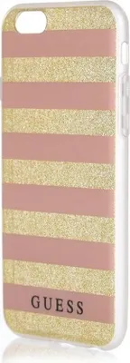 Produktbild von Guess GUHCP6STGPI iPhone 6/6S rosa Hardcase Ethnic Chic Stripes 3D Handyhülle