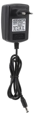 Produktbild von Netzteil-Adapter mit 5,5 x 2,5 mm DC-Stecker, Ladekabel für LED-Bildschirm, Spielekonsole, 6 V, 3 A, 18 W Ausgang, EU