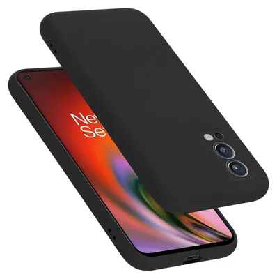 A black phone case is shown on a white background, with a phone partially visible underneath.