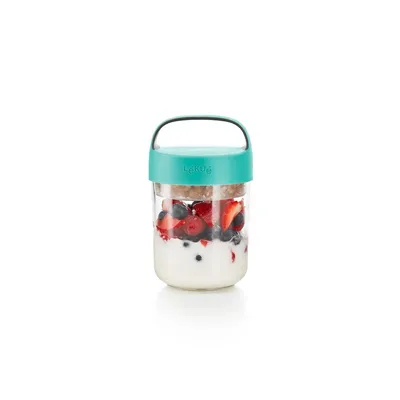 Obrázok produktu pre Nádoba JAR TO GO tyrkysová 400 ml / Lekue