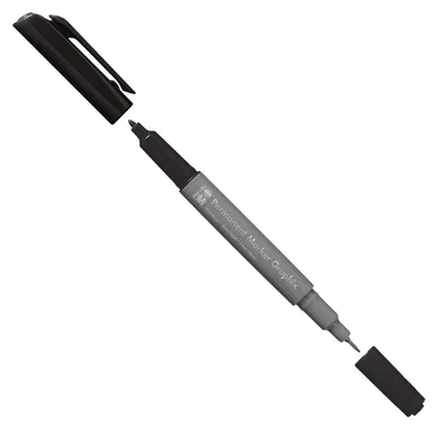 Productafbeelding van Marabu Permanent-Marker Graphix, 2 punten, zwart