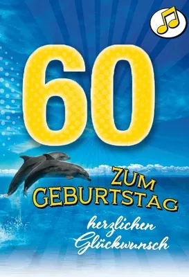 Produktbild von 60. Geburtstag - Jukebox - Soundkarte und Lichtkarte im Format 11,5 x