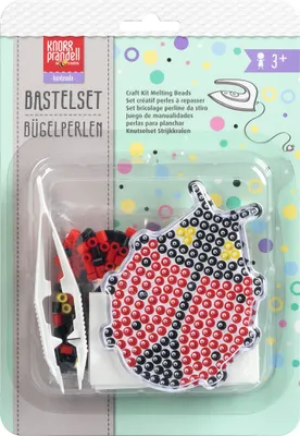 Produktbild von Bastelset Bügelperlen Marienkäfer