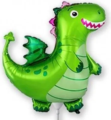 Immagine prodotto di palloncino in foil FX da 14" - Drago verde