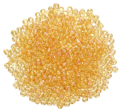 2000 Stück 3 mm Glasperlen, gold, für DIY-Schmuck