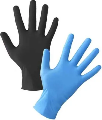 Produktbild von Einweg-Nitrilhandschuhe BIKETEC M, 100 Stück, Servicehandschutz Gummi