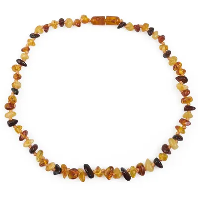 Immagine prodotto di Collana d'ambra - barocco piatto multi
