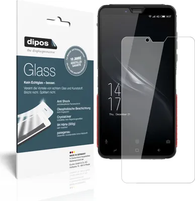Produktbild von 2x Schutzfolie für Elephone Soldier - Anti-Shock 9H Folie dipos Glass