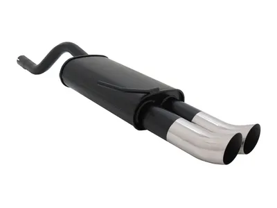 Produktbild von Novus Sportauspuff für Renault Clio 2 2x76mm DTM Endschalldämpfer mit ABE