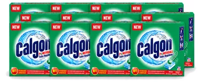 Obrázek produktu pro 12 tablet do čističe praček Calgon – ochrana proti usazování vodního kamene – výhodné balení – 12 kusů
