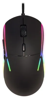 Zdjęcie produktu dla Spyco Mouse Gaming Action MO- 102 Ergonomiczny, Czujnik Pixart 3360, 12 000 DPI, Szybkość badania 1000Hz, 6 Przyciski programowalne, Kabel parakordowy 1,8 m, RGB, Czarny