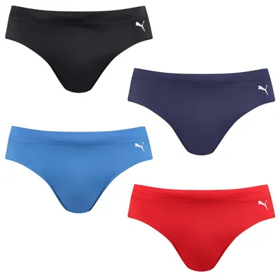 Produktbild von PUMA Herren Badehose Badeshorts Klassischer Badeslip Summer Brief Swim Shorts, Farbe:Black, Bekleidungsgröße:XL
