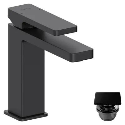 Imagen del producto de ALLUVION: Grifo monomando para lavabo con válvula de desagüe de apertura mediante presión