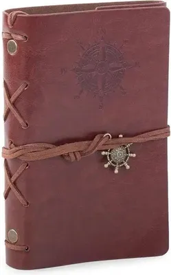 Immagine prodotto di Diario di viaggio Verk con bussola marrone vintage