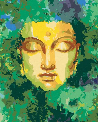 Produktbild von Zuty - Malen nach Zahlen - BUDDHA UND NATUR, 40x50 cm, ohne Keilrahmen