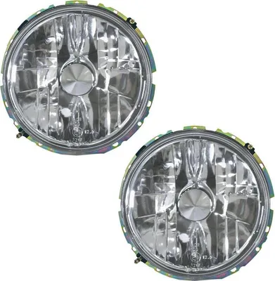 Produktbild von JOM Front Scheinwerfer SET R/L Klarglas Chrom für VW Golf 1 Transporter T3 Bus