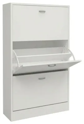 Immagine prodotto di Scarpiera Salvaspazio Mobile Ingresso Slim Armadietto Scarpe 63x24x115 cm.Colore:Bianco