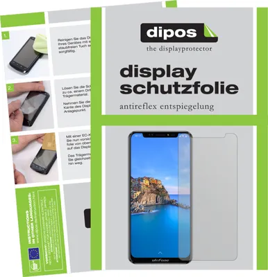 Produktbild von 2x Schutzfolie für Ulefone X matt Displayschutzfolie Folie Display Schutz dipos