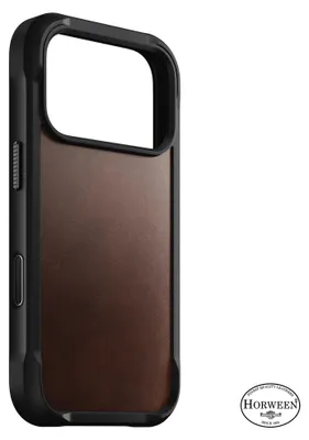 Produktbild von Nomad Rugged Lederhülle Horween iPhone 18 Pro Rustic Brown