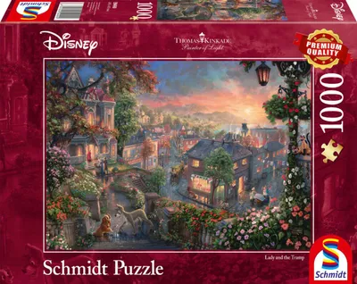 Produktbild von Puzzle 1000 T. Kinkade Disney Su