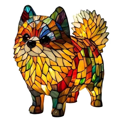 Produktbild von Hunde-Nachtlicht, LED Hundelampe USB, Nachtlampe im Pomeranian-Design,für Schlafzimmerbeleuchtung,Perfekt für Hundefans und Pomeranian-Liebhaber
