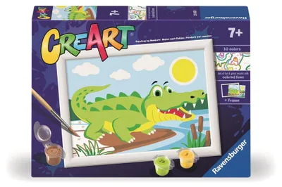 Produktbild von Ravensburger CreArt Malen nach Zahlen Krokodil