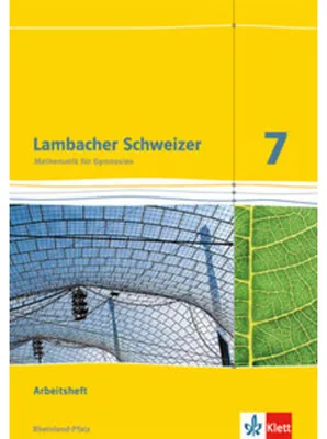 Obrázok produktu pre Lambacher Schweizer. 7. Schuljahr. Arbeitsheft plus Lösungsheft. Neubearbeitung. Rheinland-Pfalz