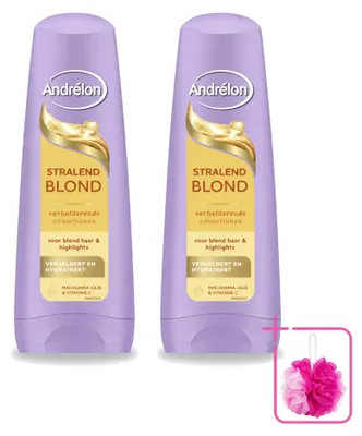 Image de 2 x Après-shampoing Andrélon Stralend Blond - 200 ml - Lot de 2
