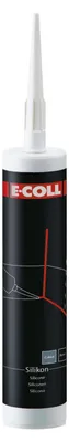 Produktbild von E-COLL Silikon-Dichtungsmasse 310ml grau