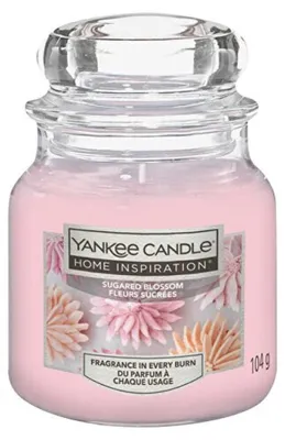 Produktbild von Yankee Candle Duftkerze Kleines Glas Sugared Blossom 104 g, rosa