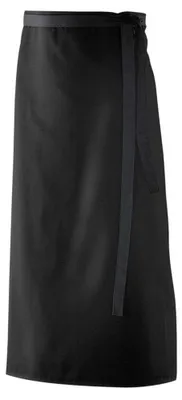 Produktbild von Vorbinder, Schürze, ohne Tasche, B 90 x L 60 cm : schwarz : 100% Polyester
