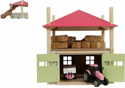 Zdjęcie produktu dla KIDS GLOBE Stodoła na siano 2w1 1:32 DREWNIANY BUDYNEK 610085