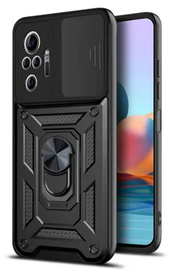 Zdjęcie produktu dla Etui Techsuit CamShield Series Xiaomi Redmi Note 10 Pro 10 - czarne (Black)