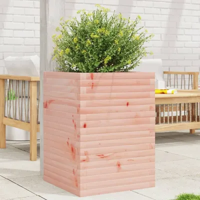Produktbild von Design Pflanzkübel 50x50x68,5 cm Massivholz Douglasie, Gabionen 2024 Neu