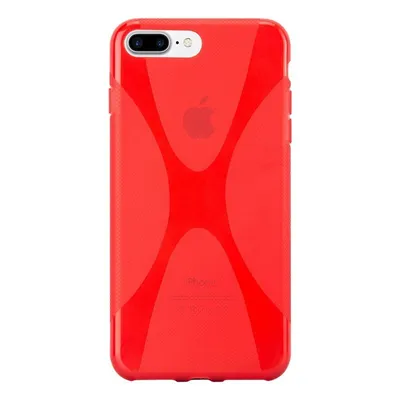 Produktbild von Cadorabo Handyhülle für Apple iPhone 7 PLUS / 7S PLUS / 8 PLUS in Rot Hülle Schutzhülle TPU Silikon Backcover Case