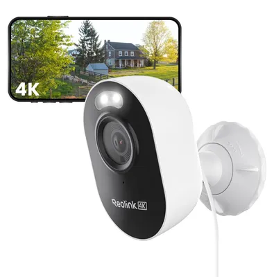 Produktbild von Reolink 4K Wi-Fi 6 Überwachungskamera Aussen mit 2,4/5GHz Dual-Band Wi-Fi – 1x Lumus Pro