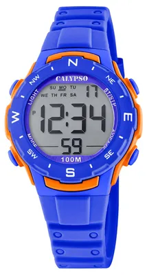 Zdjęcie produktu dla Calypso Uni  Zegarek cyfrowy K5801/3 Sportowy zegarek na rękę z tworzywa sztucznego niebieski UK5801/3