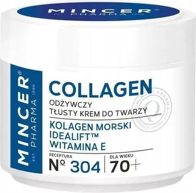 Obrázek produktu pro Mincer Pharma Collagen 70+ Výživný krém na mastný obličej č. 304, 50 ml