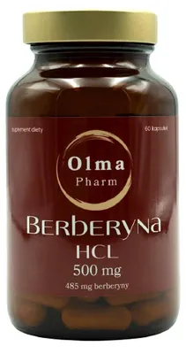 BERBERYNA HCL (500 mg) 60 KAPSUŁEK - OLMA PHARM