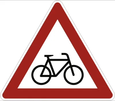 Produktbild von Verkehrsschild VZ138-20, Radverkehr (Aufstellung links), Alu, RA2, 630 mm SL