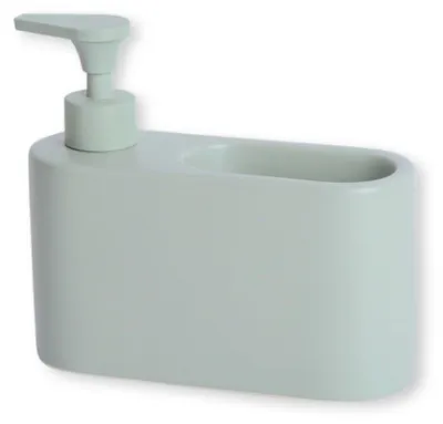 Immagine prodotto di Omgoods - Dispenser per sapone in Vetroceramica con portaspugna