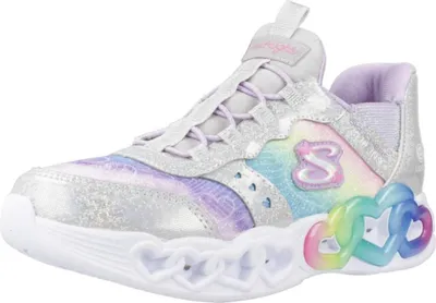 Image de Skechers Sneakers 303755L-SMLT in Silver Synthetic/Multi Trim color size 27