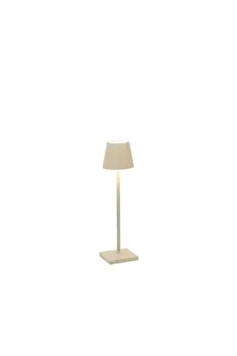 Immagine prodotto di Lampada a led da tavolo Poldina Pro Micro Sabbia ricaricabile e dimmerabile con batteria fino a 12 ore